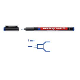 e-142 M permanent pen blau