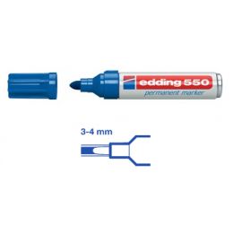 e-550 perm.marker, blau