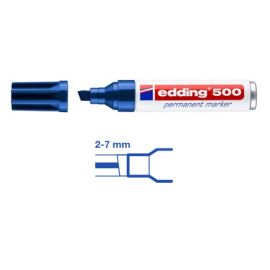 e-500 perm.marker, blau