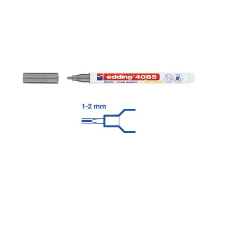 e-4085 Kreidemarker, silber