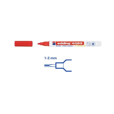 e-4085 Kreidemarker, rot