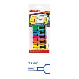 Mini Textmarker Set farb.sort