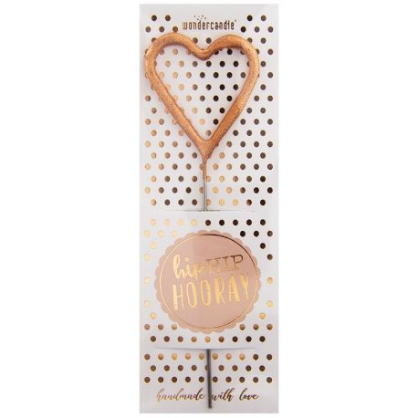 Wunderkerze rosegold mini Her