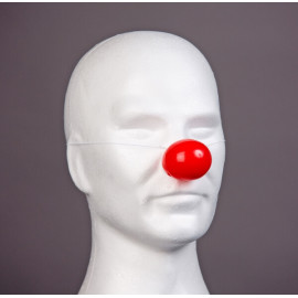 Hartplastik-Clownnase, rot