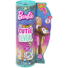 Mattel HKR01 Cutie Reveal Barbie Jungle Series - Monkey