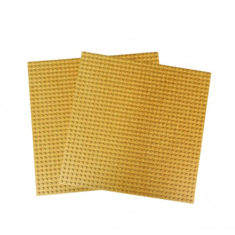 Open Bricks Baseplates 32x32 desert sand, 2 Stück
