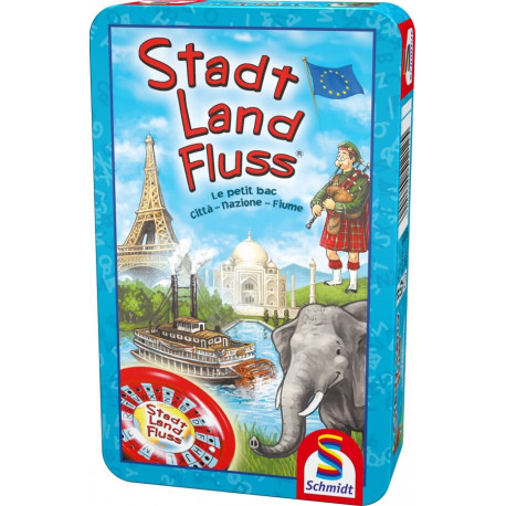 Schmidt Spiele Stadt, Land, Fluss Mitbringspiel in der Metalldose
