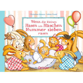 Wenn die kleinen Hasen um Häschen Nummer sieben rasen