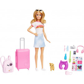 Mattel HJY18 Refreshed Travel Barbie