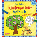 Das dicke Kindergarten-Malbuch: Auf der Wiese