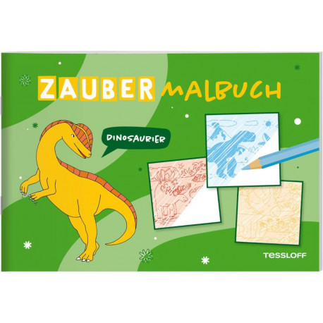 Zaubermalbuch. Dinosaurier