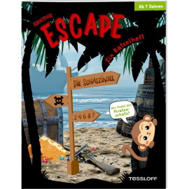 Abenteuer Escape. Ein Rätselheft. Die Schatzinsel - Wer findet den Piratenschatz?