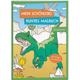Mein schönstes buntes Malbuch. Dinosaurier