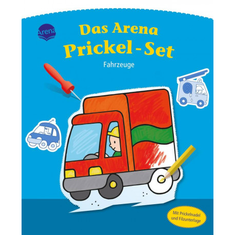 Das Arena Prickel-Set – Fahrzeuge