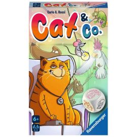 Ravensburger 20964- Cat & Co. -Würfel-Merkspiel, Spiel für Kinder ab 6 Jahren -Gesellschaftspiel