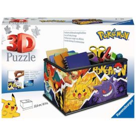 Ravensburger 3D Puzzle 11546 - Aufbewahrungsbox Pokémon - 216 Teile - Praktischer Organizer für Poké