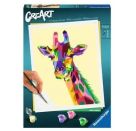 Ravensburger Malen nach Zahlen 28993 – Funky Giraffe – ab 12 Jahren