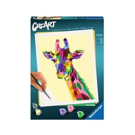Ravensburger Malen nach Zahlen 28993 – Funky Giraffe – ab 12 Jahren