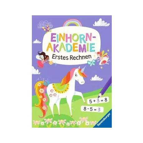 Ravensburger Einhorn Akademie Erstes Rechnen - spielerisch Plus und Minus lernen und üben