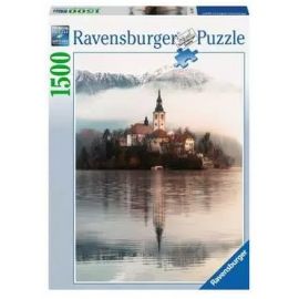 Ravensburger Puzzle 17437 Die Insel der Wünsche, Bled, Slowenien - 1500 Teile Puzzle für Erwachsene