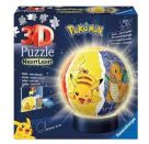 Ravensburger 3D Puzzle 11547 - Nachtlicht Puzzle-Ball Pokémon - 72 Teile - für Pokémon Fans ab 6 Jah