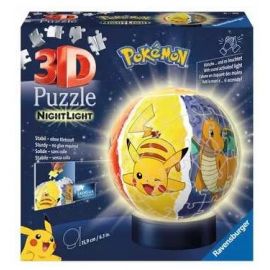 Ravensburger 3D Puzzle 11547 - Nachtlicht Puzzle-Ball Pokémon - 72 Teile - für Pokémon Fans ab 6 Jah