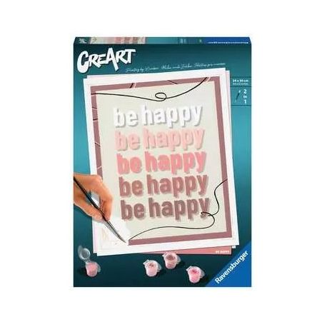 Ravensburger Malen nach Zahlen 23544 – Be Happy – ab 12 Jahren