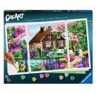 Ravensburger Malen nach Zahlen 23550 – Waterside Cottage – ab 14 Jahren