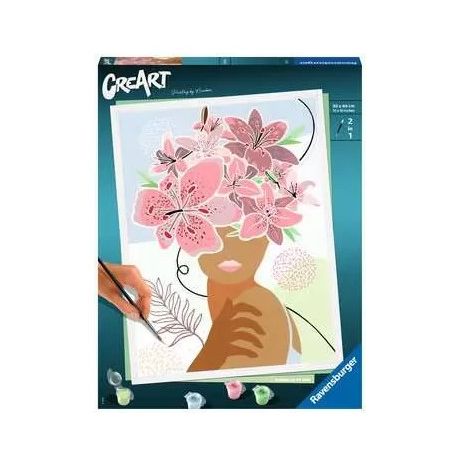Ravensburger Malen nach Zahlen 20275 – Flowers on my Mind – ab 14 Jahren