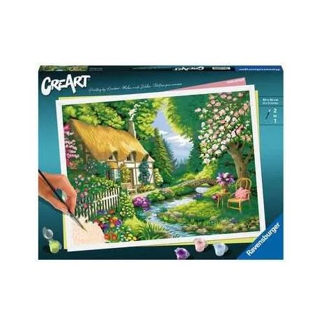 Ravensburger Malen nach Zahlen 20154 – River Cottage – ab 14 Jahren