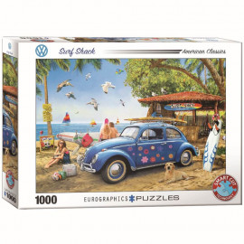 EuroGraphics Puzzle VW Beetle Surf Shack 1000 Teile