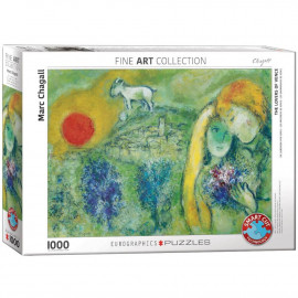 EuroGraphics Puzzle Die Liebenden von Vence von Marc Chagall 1000 Teile