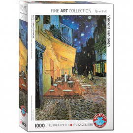 EuroGraphics Puzzle Caféterrasse am Abend von Vincent van Gogh 1000 Teile