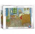 EuroGraphics Puzzle Schlafzimmer in Arles von Van Gogh 1000 Teile