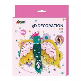 3D Dekoration Vogel