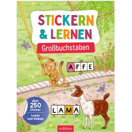 Stickern & Lernen – Großbuchstaben