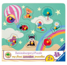 Ravensburger Kinderpuzzle - 03144 Meine ersten Dinge - my first wooden puzzle mit 9 Teilen - Puzzle