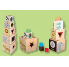 Spielmaus Holz Stapel- und Steckbox, 10 Teile