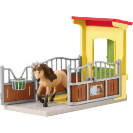 schleich® Farm World 42609 Ponybox mit Islandpferd Hengst