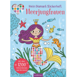 Mein Diamant-Stickerheft – Meerjungfrauen