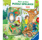 Mein großes Puzzle-Spielbuch: Wald