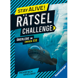 Ravensburger Stay alive! Rätsel-Challenge - Überlebe im Verlies - Rätselbuch für Gaming-Fans ab 8 Ja