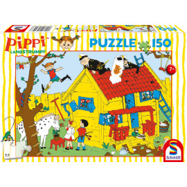 Puzzle  150  Teile  Pippi,Villa Kun Teile erbun Teile