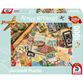 Puzzle 1000 A.S Teile EWAR Teile  Reise-Erinnerung