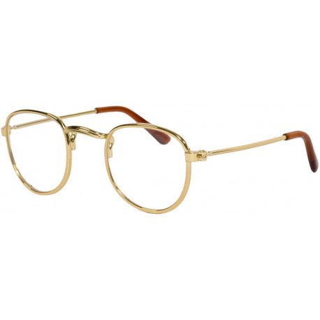 Puppen-Lesebrille, gold