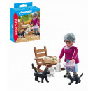 PLAYMOBIL 71172 Oma mit Katzen