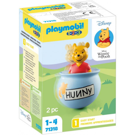 PLAYMOBIL 71318 1.2.3 & Disney: Winnies Stehauf-Honigtopf