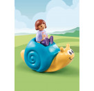 PLAYMOBIL 71322 1.2.3: Schaukelschnecke mit Rasselfunktion