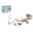 PLAYMOBIL 71345 Adventskalender Pferde: Weihnachtliche Schlittenfahrt