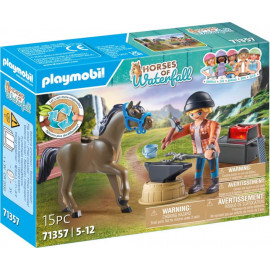 PLAYMOBIL 71357 Hufschmied Ben & Achilles